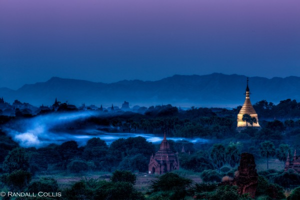 Bagan Myanmar Golden Hour - Blue Hour-1